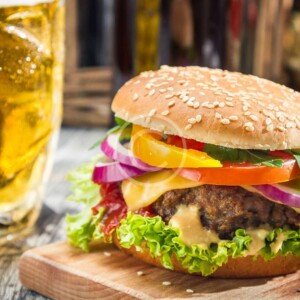 The turkey burger